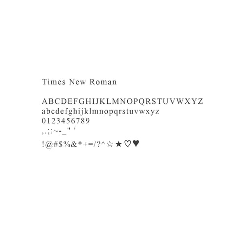 Times New Roman